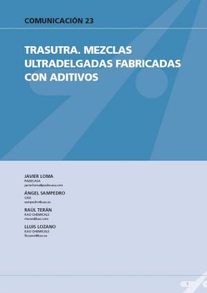 TRASUTRA | Ultra-thin mixtures made with additives